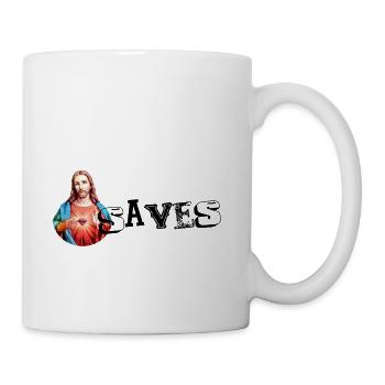 JESUS SAVES | Jesus Christ | Jesus Christus - Coffee/Tea Mug - white - Right