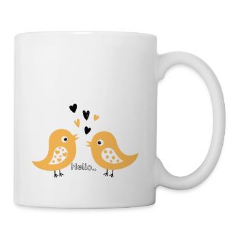 Hello - Coffee/Tea Mug - white - Right