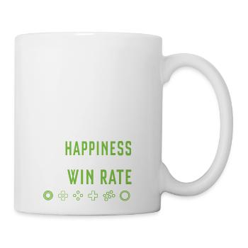 My Happiness Is Tied To My Win Rate Apparel - Coffee/Tea Mug - white - Right