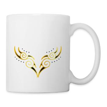 Golden tattoo - Coffee/Tea Mug - white - Right