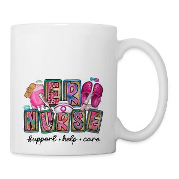 Emergency Nurse support - Coffee/Tea Mug - white - Right