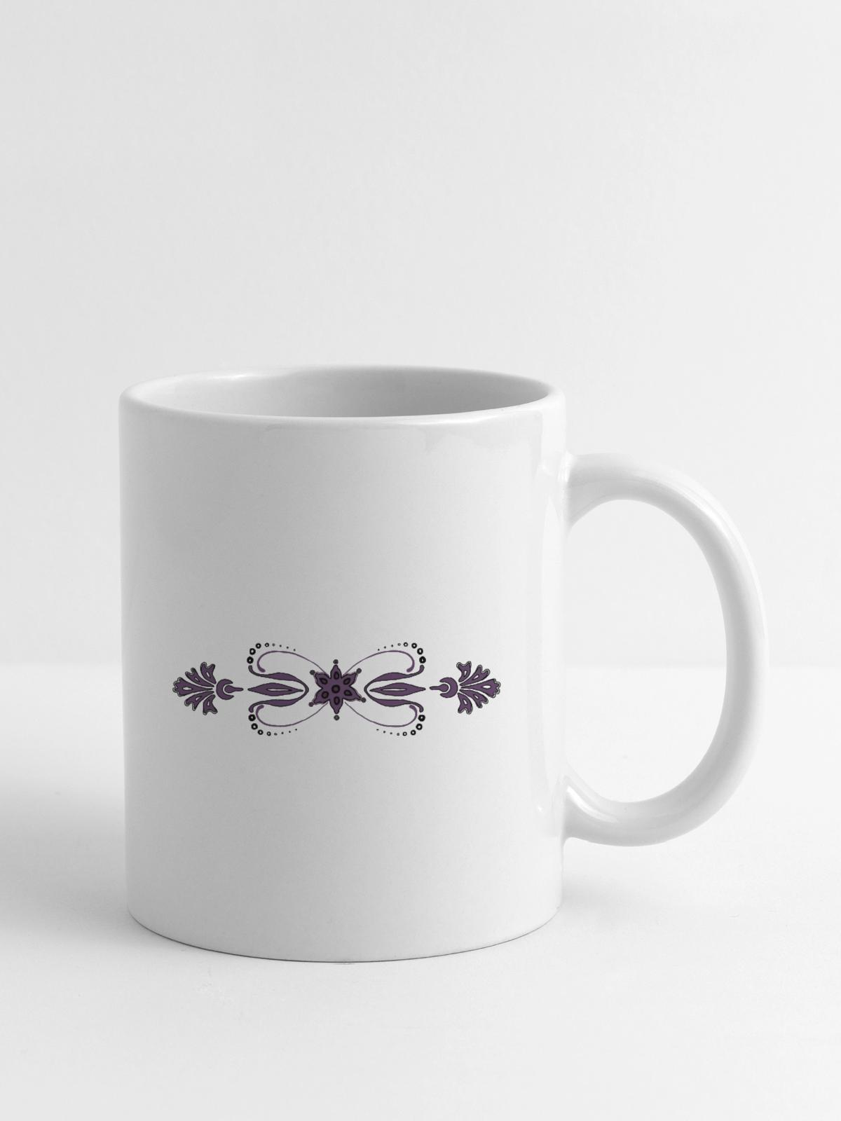 Ornament - Coffee/Tea Mug - white - Right