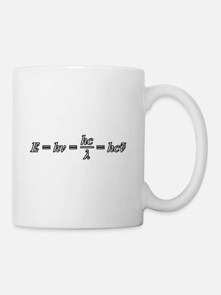 Planck relationship equations - Coffee/Tea Mug - white