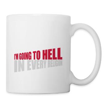 im going to hell - Coffee/Tea Mug - white - Right