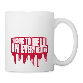 im going to hell - Coffee/Tea Mug - white - Right