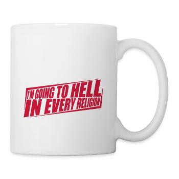 im going to hell - Coffee/Tea Mug - white - Right