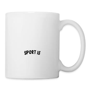 my favorite sport is tracking my online orders - Coffee/Tea Mug - white - Right