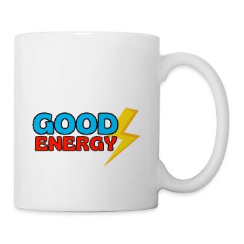 GOOD ENERGY- Flash Of Lightning Yellow - Coffee/Tea Mug - white - Right