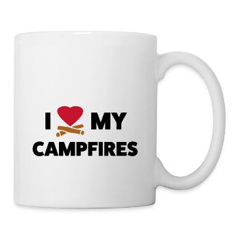 Campfire Love - Coffee/Tea Mug - white - Right