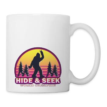 Bigfoot Hide amp Seek World Champion - Coffee/Tea Mug - white - Right