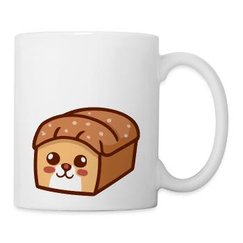 Bread Loaf Cat - Coffee/Tea Mug - white - Right