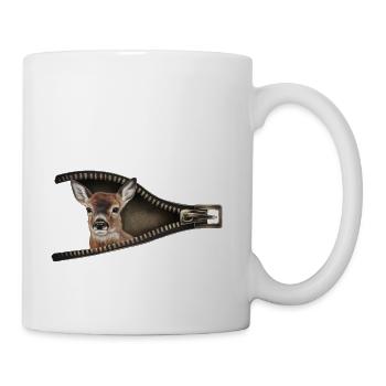 Cerf - Tasse - blanc - Droite