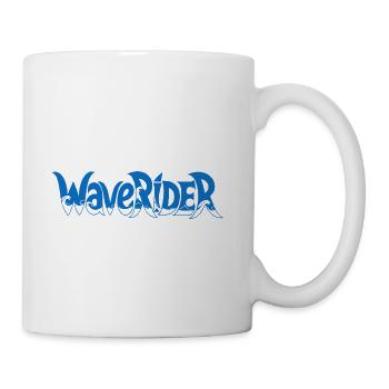 WaveRider Neon Ocean Glyph - Coffee/Tea Mug - white - Right