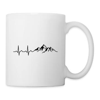 Heartbeat of the Mountains - Coffee/Tea Mug - white - Right
