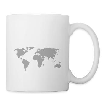 World Map - Coffee/Tea Mug - white - Right