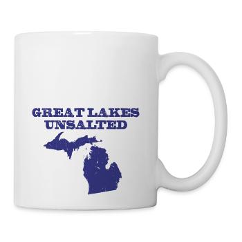 Great Lakes Unsalted Blue - Coffee/Tea Mug - white - Right