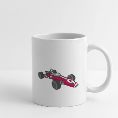 Red racing car, racecar, sportscar - Coffee/Tea Mug