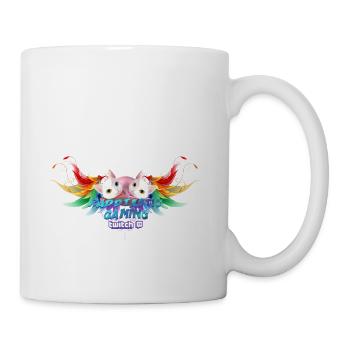 New Logo Cat Pride twitch logo - Coffee/Tea Mug - white - Right