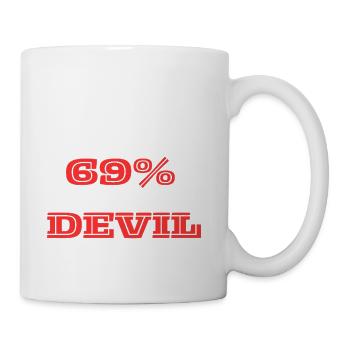 69% DEVIL - Coffee/Tea Mug - white - Right