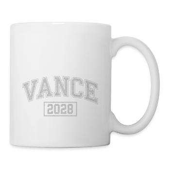 JD Vance 2028 President Election Campaign Vanceele - Coffee/Tea Mug - white - Right