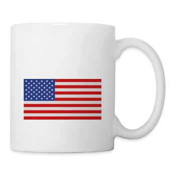 USA:s flag - Coffee/Tea Mug - white - Right
