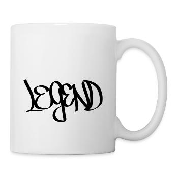 legend graffiti - Coffee/Tea Mug - white - Right