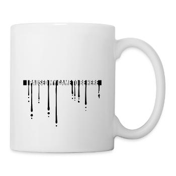 Drop game paused - Coffee/Tea Mug - white - Right