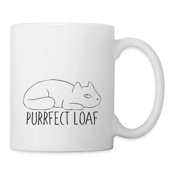Purrfect Loaf - Coffee/Tea Mug - white - Right