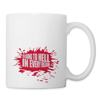 im going to hell - Coffee/Tea Mug - white - Right