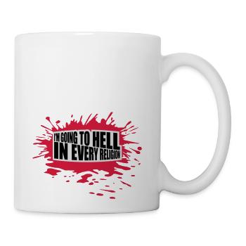 im going to hell - Coffee/Tea Mug - white - Right