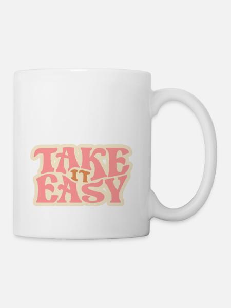 Take it easy - Coffee/Tea Mug - white
