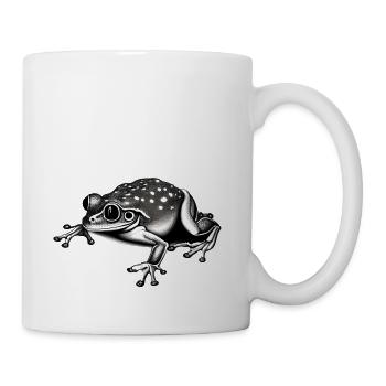 cute frog original - Coffee/Tea Mug - white - Right