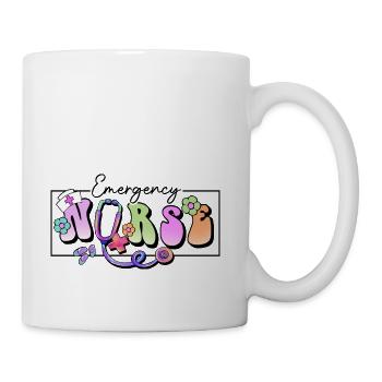Emergency Nurse frame - Coffee/Tea Mug - white - Right
