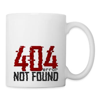 404 Error Page Not Found - Coffee/Tea Mug - white - Right