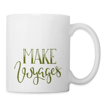 MAKE VOYAGES - Coffee/Tea Mug - white - Right