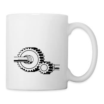 Gears - Coffee/Tea Mug - white - Right