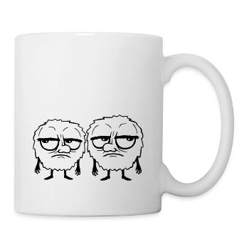 Team 2 monster annoyed - Coffee/Tea Mug - white - Right