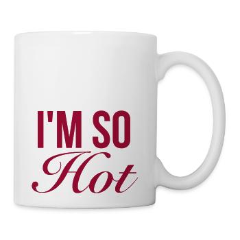I'm so hot - Coffee/Tea Mug - white - Right
