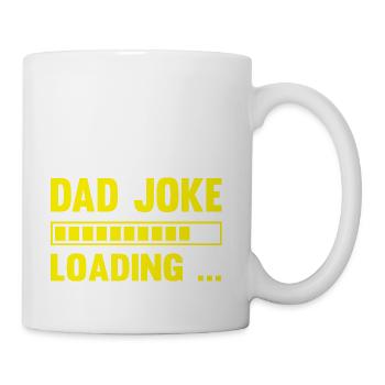 The DAD Joke is loading - Coffee/Tea Mug - white - Right