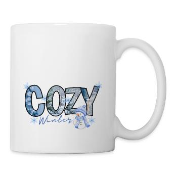 Cozy Winter hoodies, comfy sweatshirts - Coffee/Tea Mug - white - Right