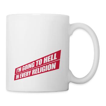 im going to hell - Coffee/Tea Mug - white - Right