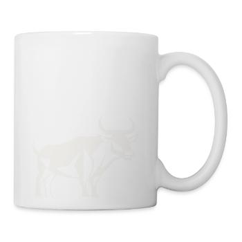 Bull Guardian - Coffee/Tea Mug - white - Right