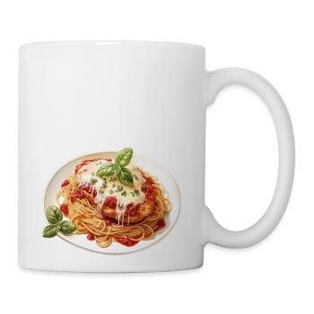Chicken Parmigiana and Spaghetti Bolognese - Coffee/Tea Mug - white - Right
