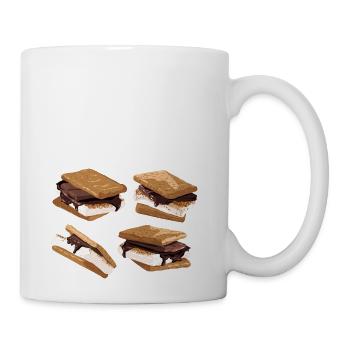 Assorted Chocolate Marshmallow Smores - Coffee/Tea Mug - white - Right