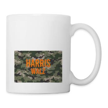Harris Walz Camo Logo - Coffee/Tea Mug - white - Right