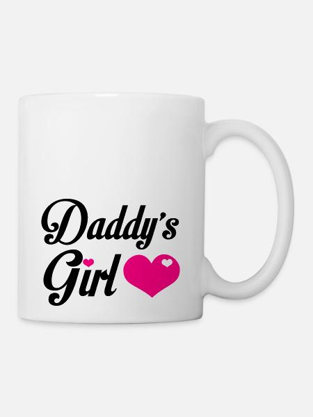 Daddy's Girl - Cute Girl Shirt - Coffee/Tea Mug - white
