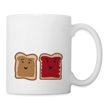 Peanut Butter and Jelly - Coffee/Tea Mug - white - Right