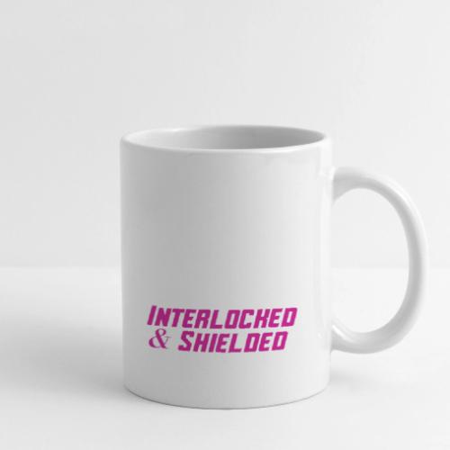 INTERLOCKED & SHIELDED - FUCHSIA DESIGN - Coffee/Tea Mug