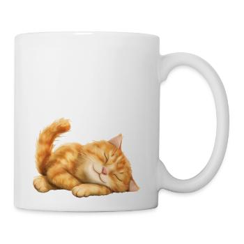 Funny Cat - Coffee/Tea Mug - white - Right