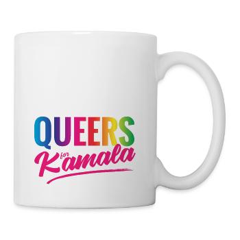 Queers for Kamala - Coffee/Tea Mug - white - Right